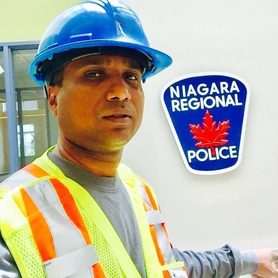 Sign fabrication in our workshop