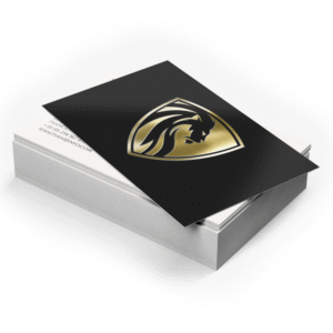 Business Cards Lamination + Gold / Silver Foil